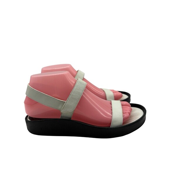 Balenciaga Shoes - Balenciaga Sandals Strappy Flat Women’s Size EU 37 US 6.5-7 White SEE PHOTOS